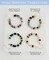 Boho Chunky Heishi Gemstone Hoops - Thick Crystal Beaded Hoop Earrings, Heishi Bead Hoops, Sterling Silver, 14K Gold and Rose Gold Filled product 1